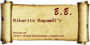 Bibarits Bagamér névjegykártya